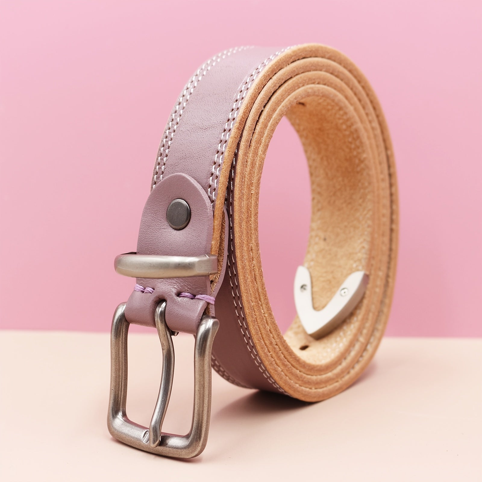 Ceinture à Boucle Classique en Cuir pour Femme Florine — visuel 6