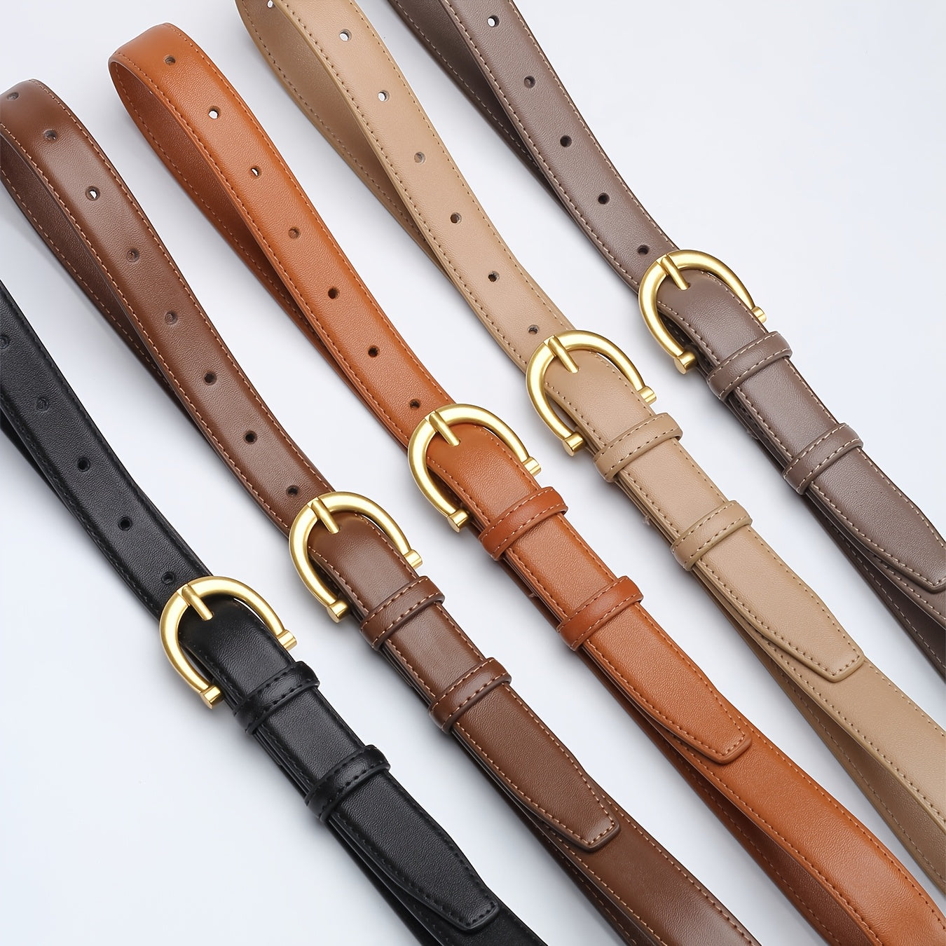 Ceinture à Boucle Classique en Cuir pour Femme Josephine — visuel 8