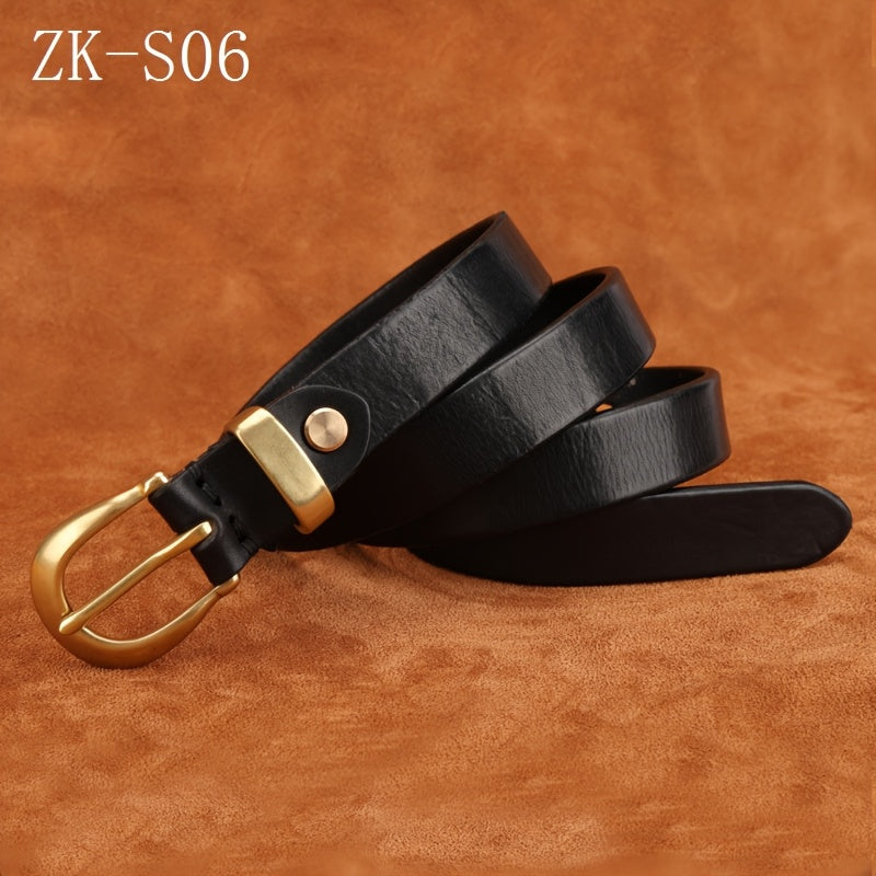 Ceinture à Boucle Classique en Cuir pour Femme Juliette — visuel 1