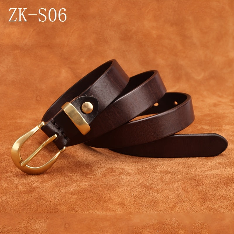 Ceinture à Boucle Classique en Cuir pour Femme Juliette — visuel 2