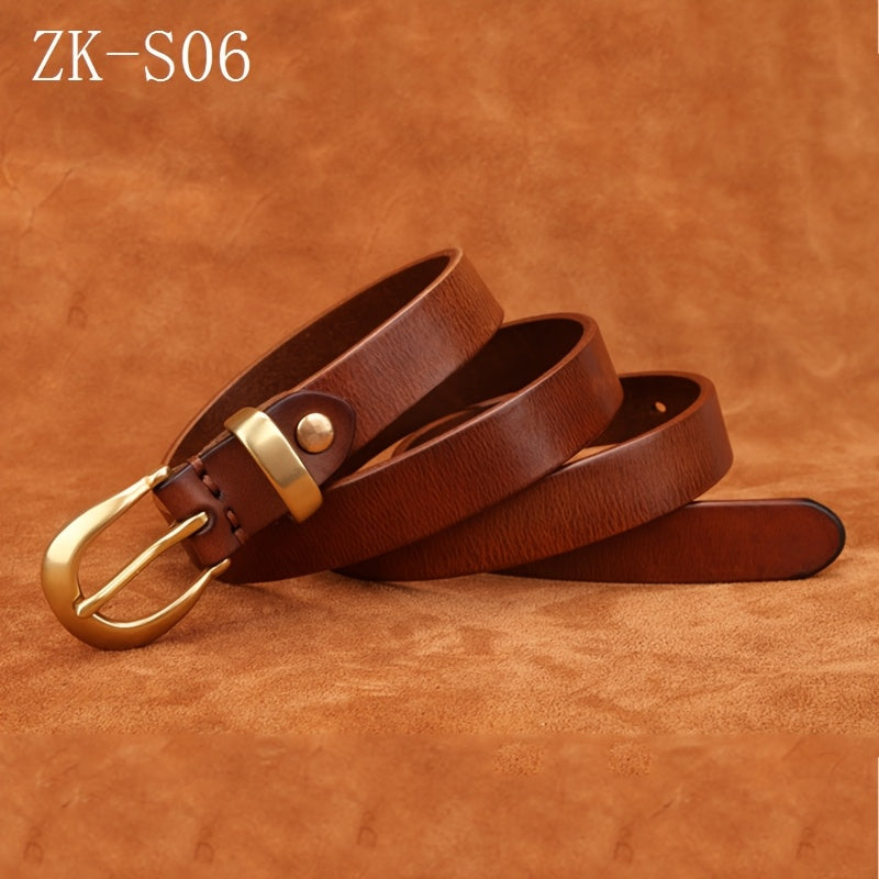 Ceinture à Boucle Classique en Cuir pour Femme Juliette — visuel 3