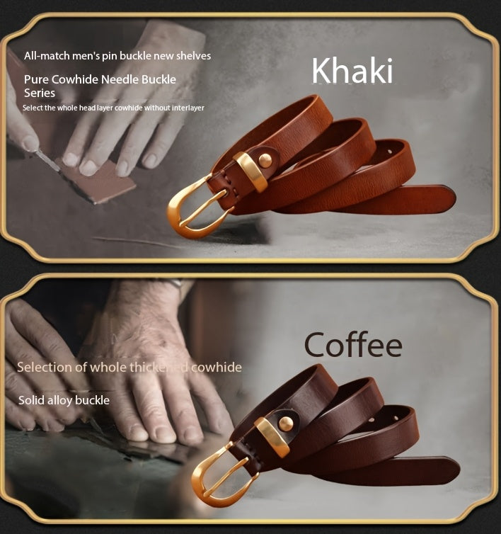 Ceinture à Boucle Classique en Cuir pour Femme Juliette — visuel 5
