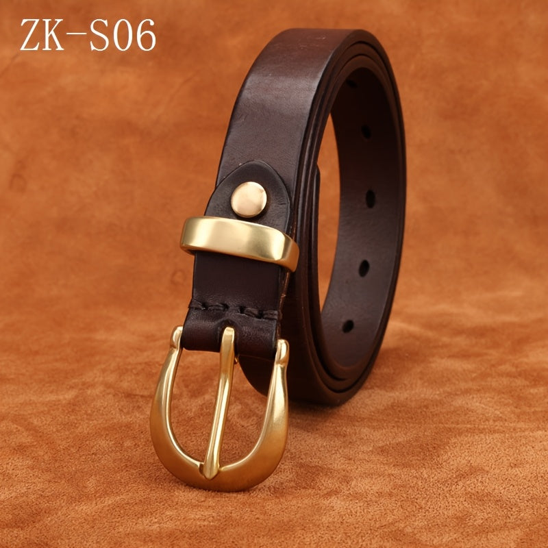 Ceinture à Boucle Classique en Cuir pour Femme Juliette — visuel 8