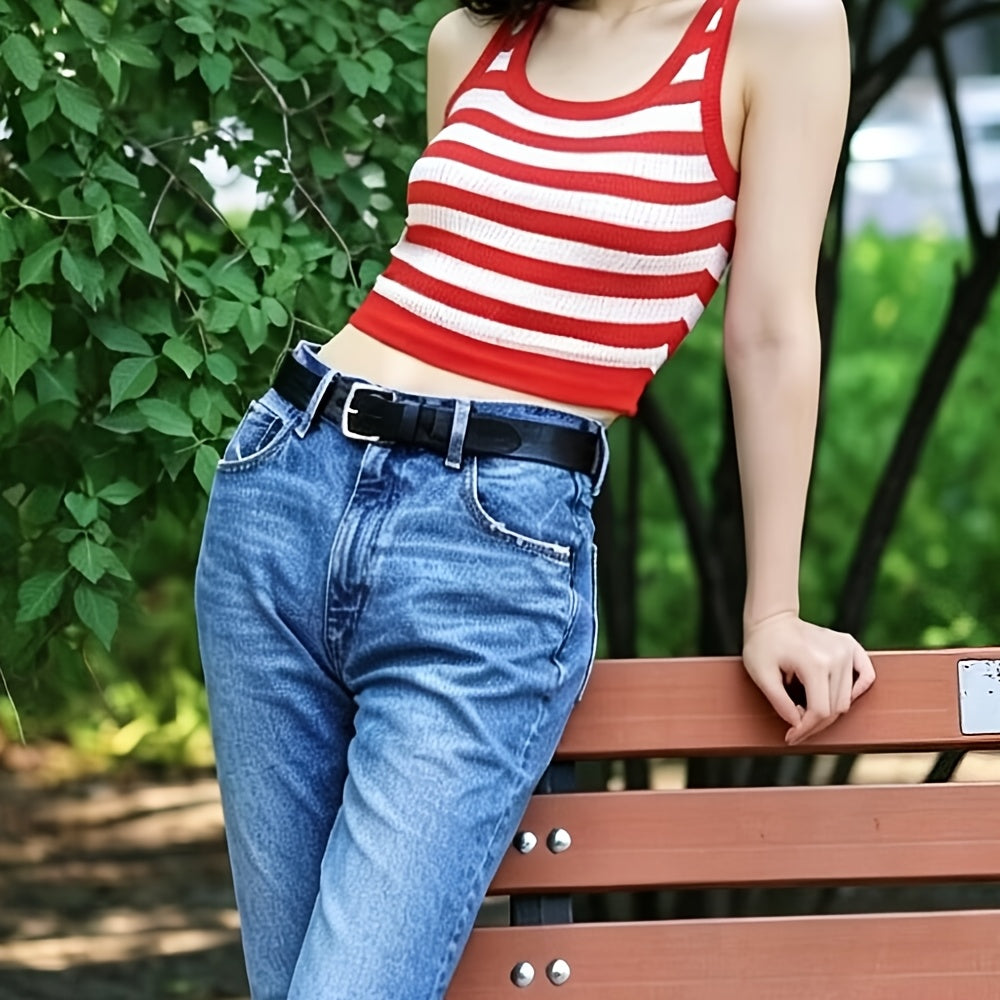 Ceinture à Boucle Classique en Cuir pour Femme Lena — visuel 16