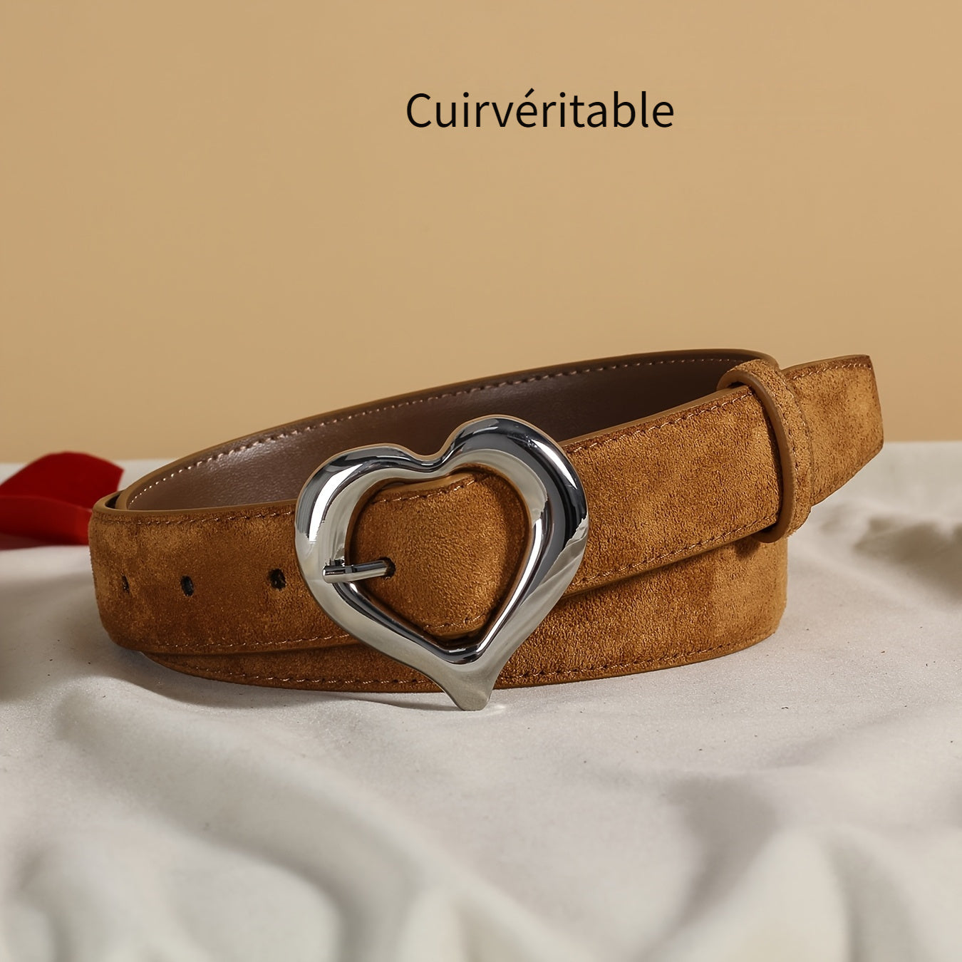 Ceinture à Boucle Classique en Cuir pour Femme Lydie — visuel 12