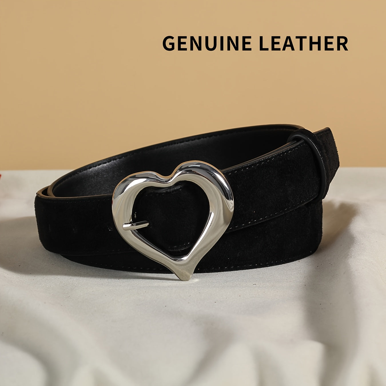 Ceinture à Boucle Classique en Cuir pour Femme Lydie — visuel 2