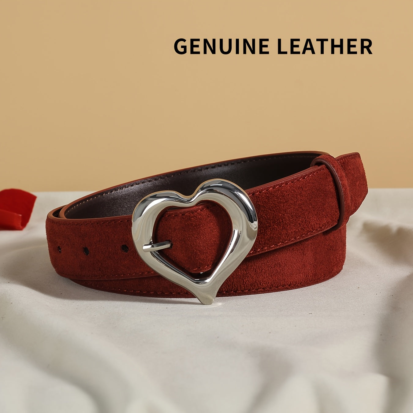 Ceinture à Boucle Classique en Cuir pour Femme Lydie — visuel 3