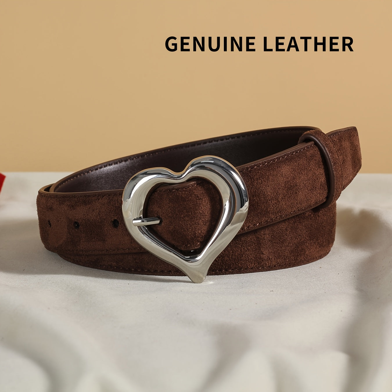 Ceinture à Boucle Classique en Cuir pour Femme Lydie — visuel 4