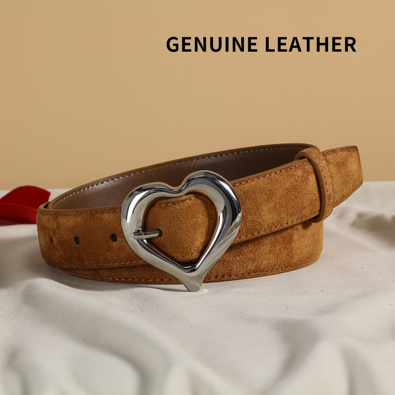 Ceinture à Boucle Classique en Cuir pour Femme Lydie — visuel 5