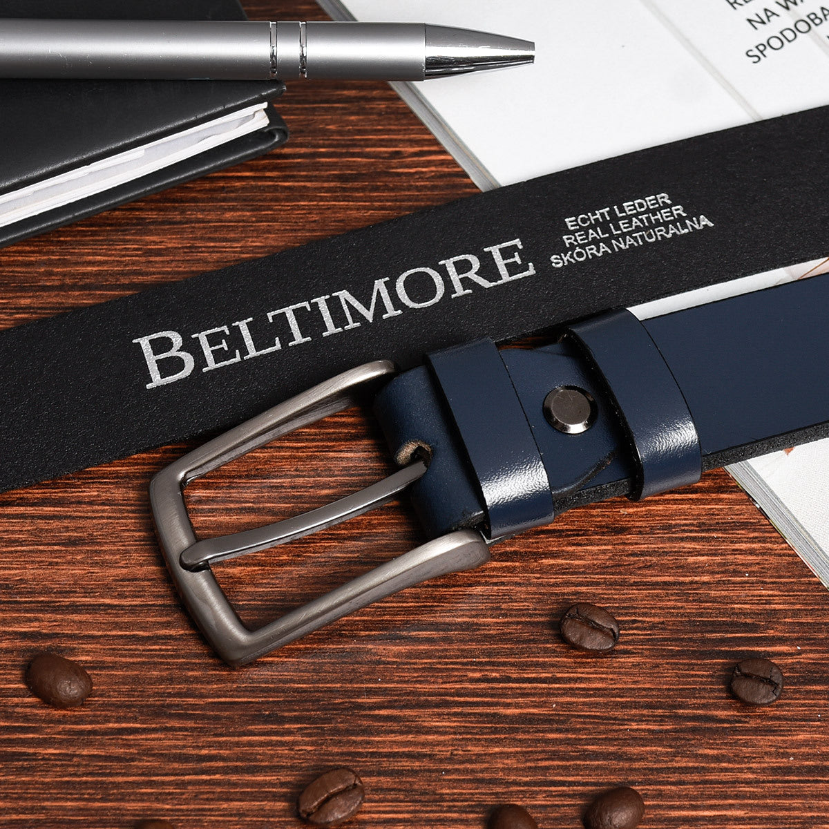 Ceinture à Boucle Classique en Cuir pour Homme Armand — visuel 10