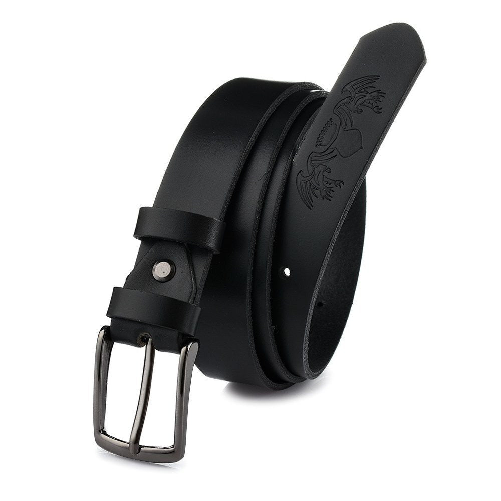 Ceinture à Boucle Classique en Cuir pour Homme Armand — visuel 2