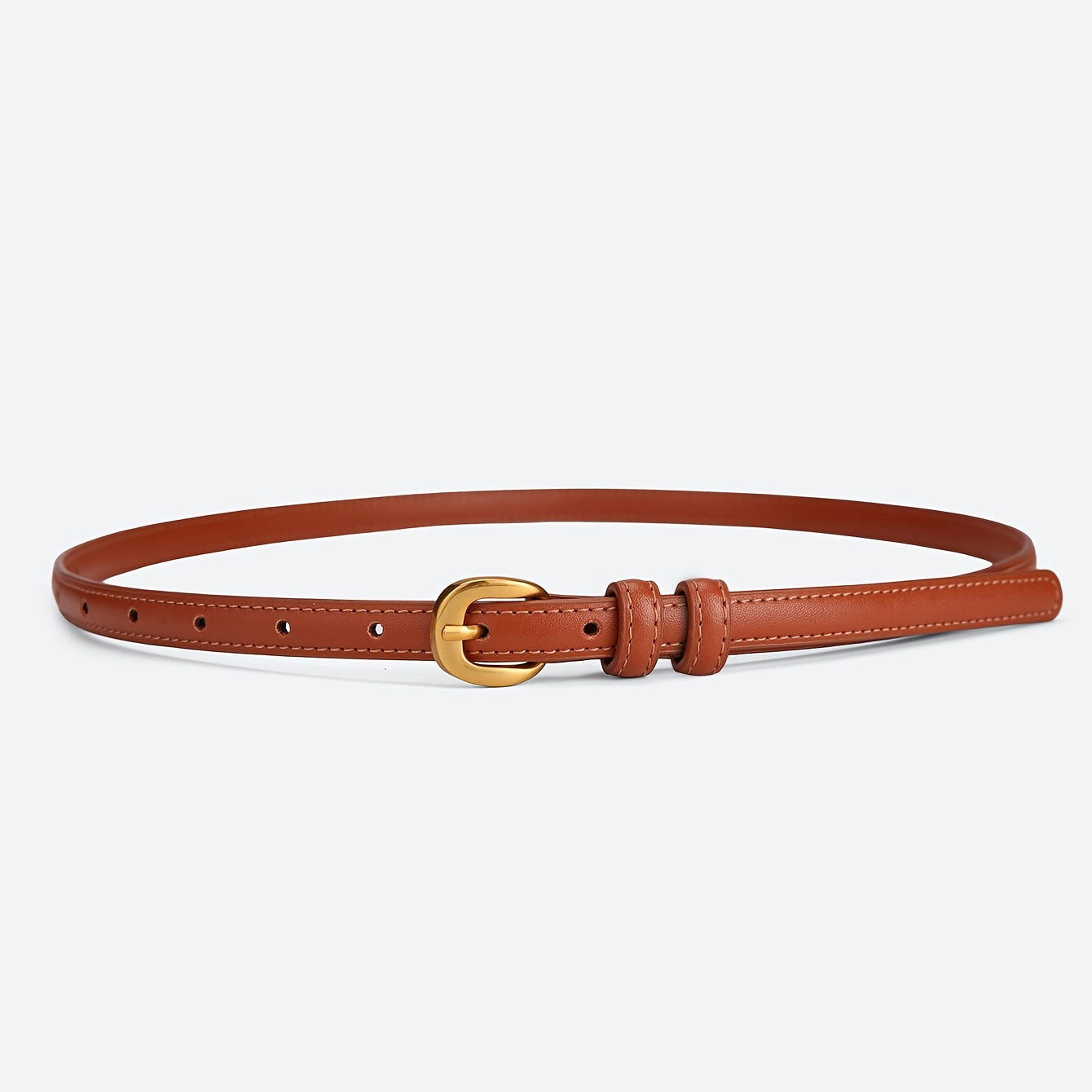 Ceinture à Boucle Classique en Cuir pour Homme Aspen — visuel 2