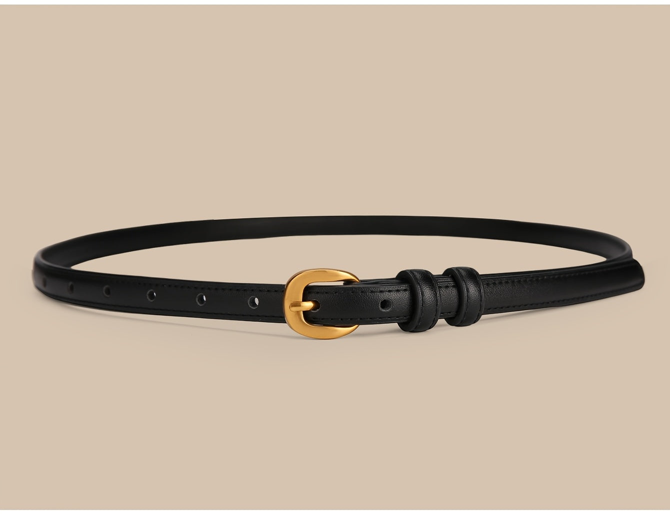 Ceinture à Boucle Classique en Cuir pour Homme Aspen — visuel 7
