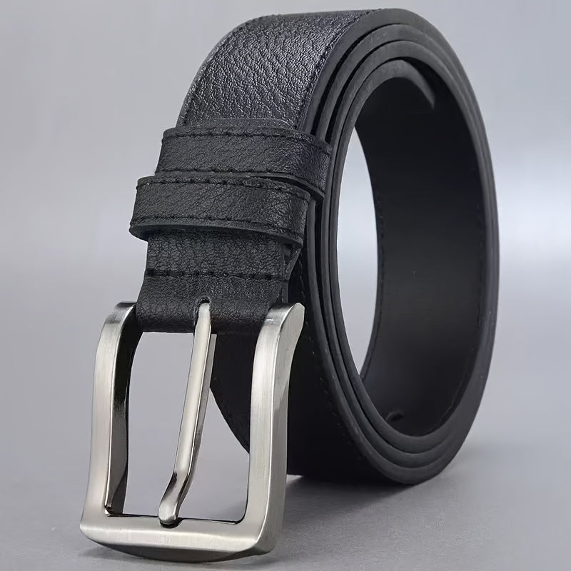 Ceinture à Boucle Classique en Cuir pour Homme Aubin — visuel 3