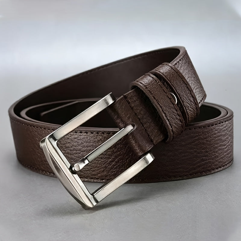 Ceinture à Boucle Classique en Cuir pour Homme Aubin — visuel 4
