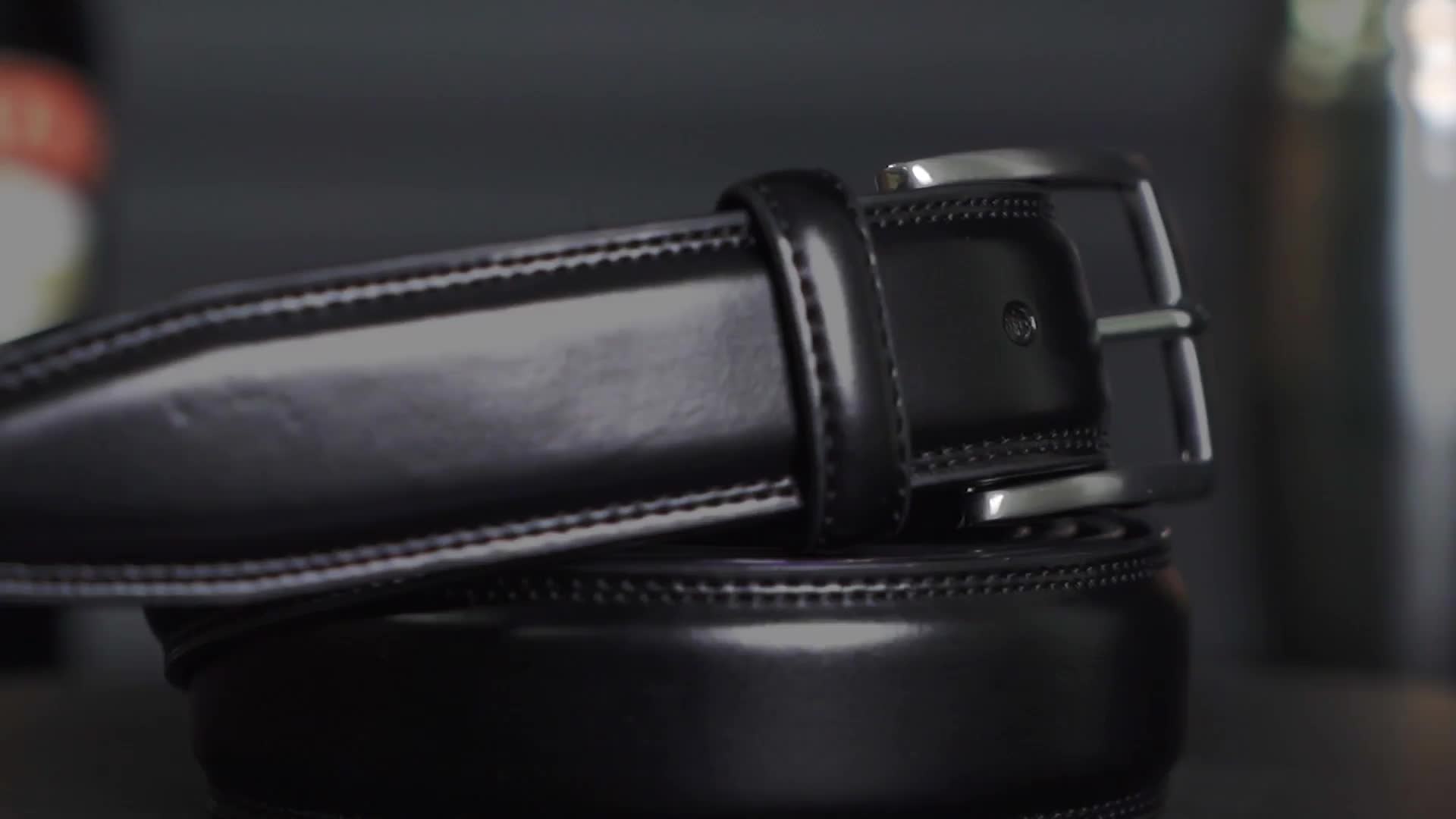 Ceinture à Boucle Classique en Cuir pour Homme Camille — visuel 19