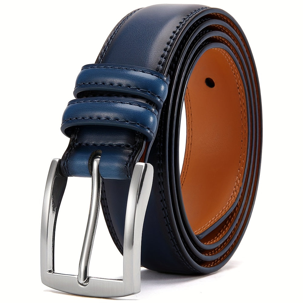 Ceinture à Boucle Classique en Cuir pour Homme Camille — visuel 2