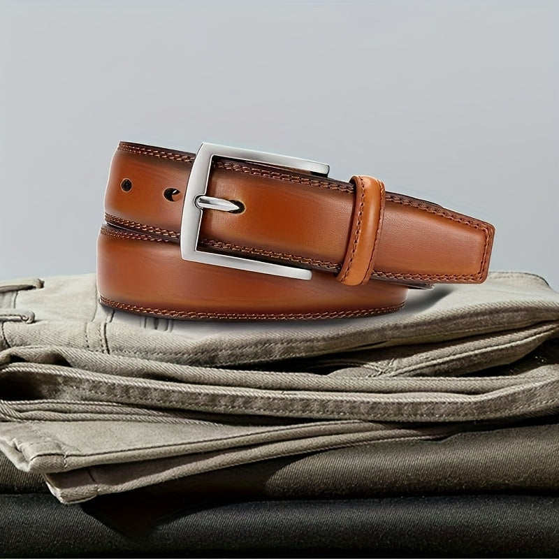 Ceinture à Boucle Classique en Cuir pour Homme Camille — visuel 3