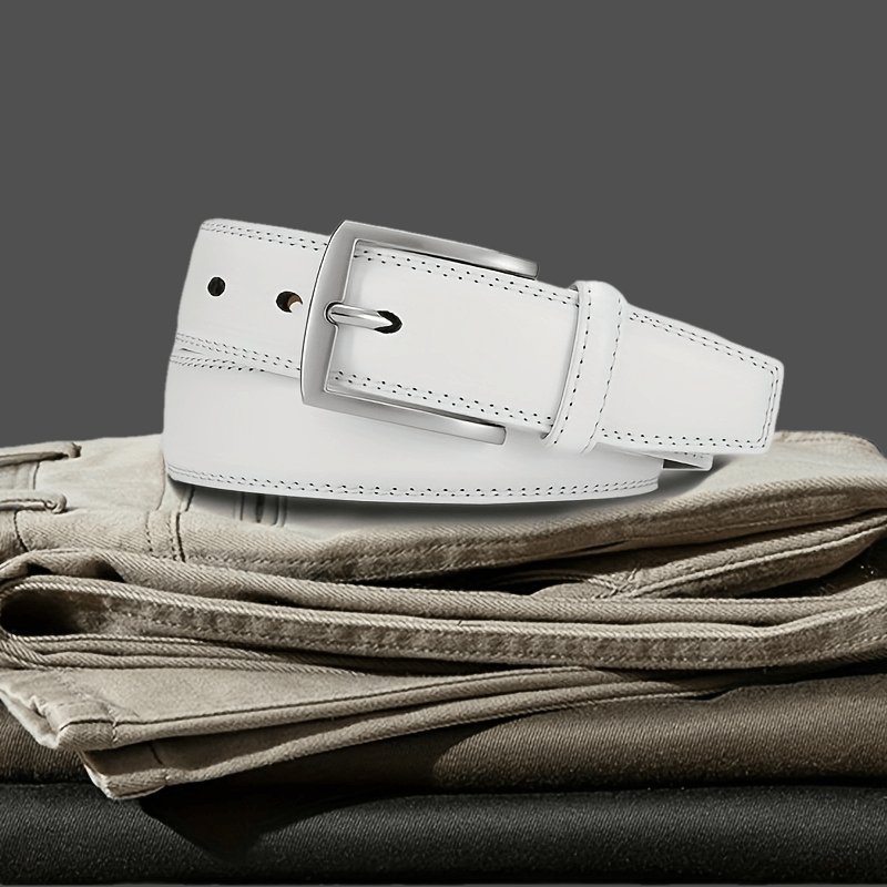 Ceinture à Boucle Classique en Cuir pour Homme Camille — visuel 5
