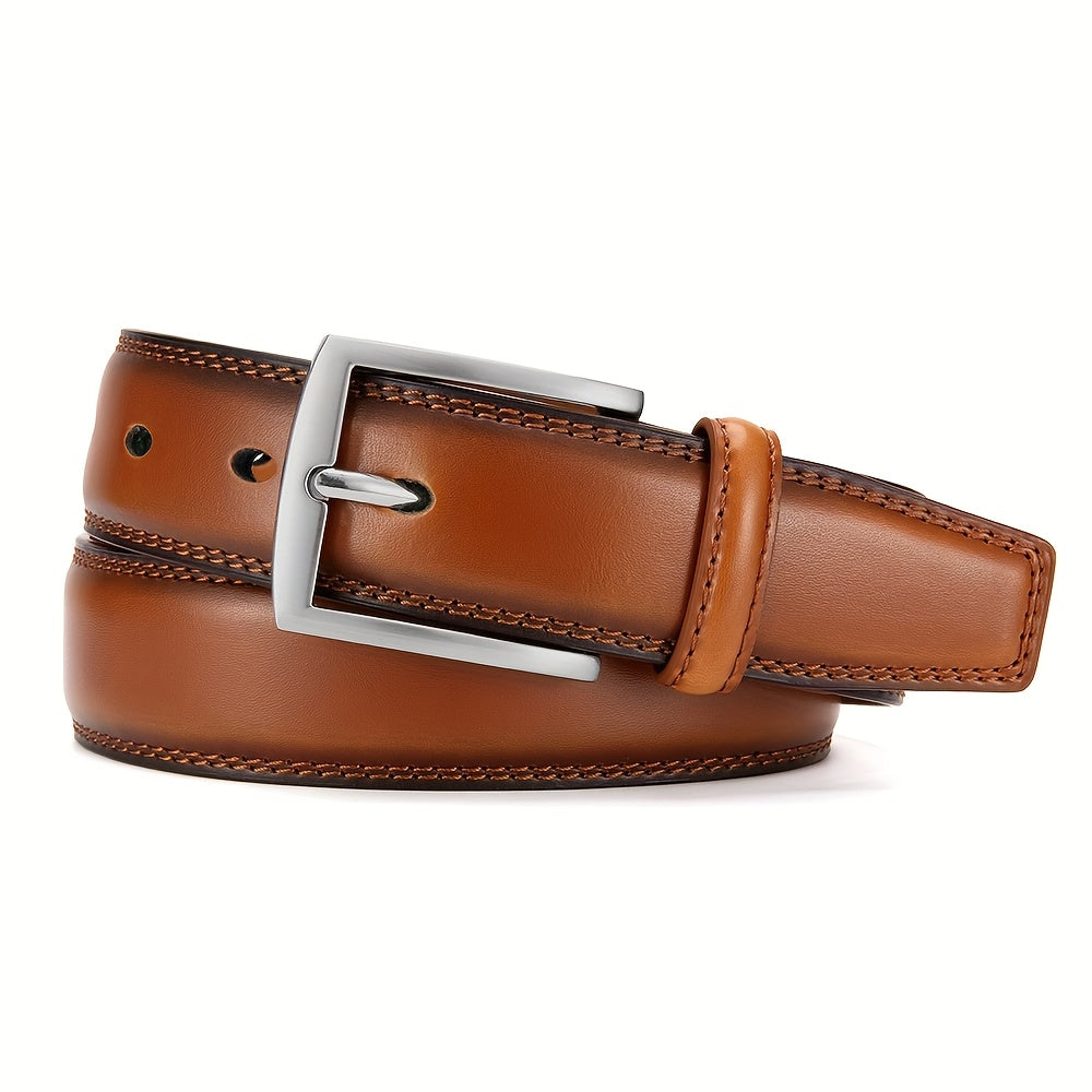Ceinture à Boucle Classique en Cuir pour Homme Camille — visuel 7