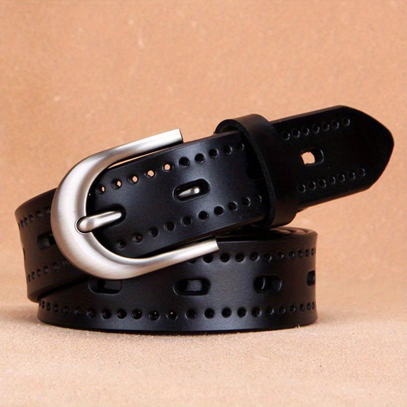Ceinture à Boucle Classique en Cuir pour Homme Carlisle — visuel 3