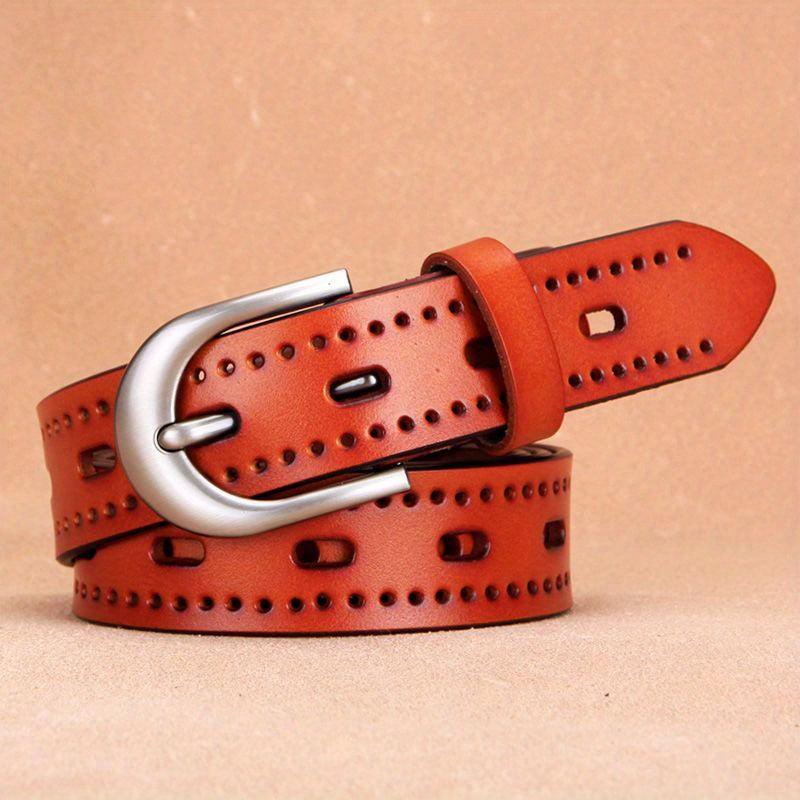Ceinture à Boucle Classique en Cuir pour Homme Carlisle — visuel 4