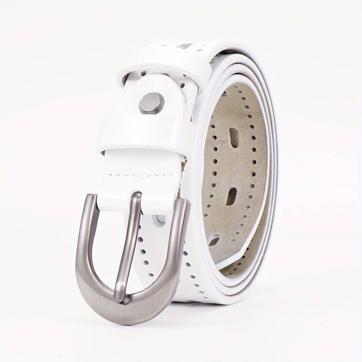 Ceinture à Boucle Classique en Cuir pour Homme Carlisle — visuel 9
