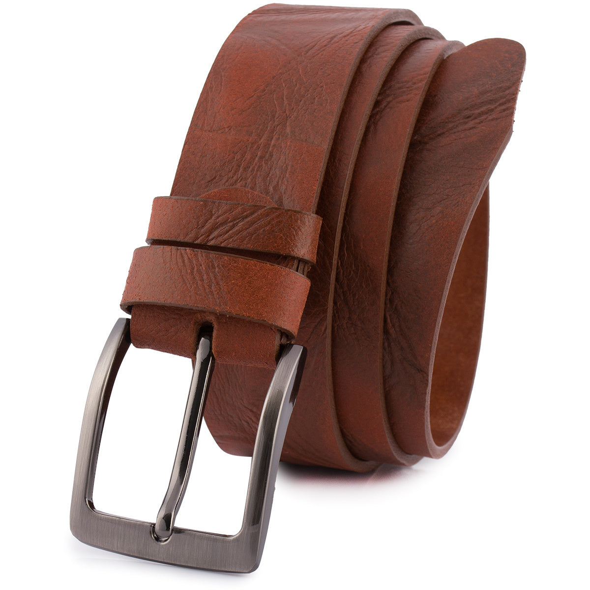 Ceinture à Boucle Classique en Cuir pour Homme Clément — visuel 3
