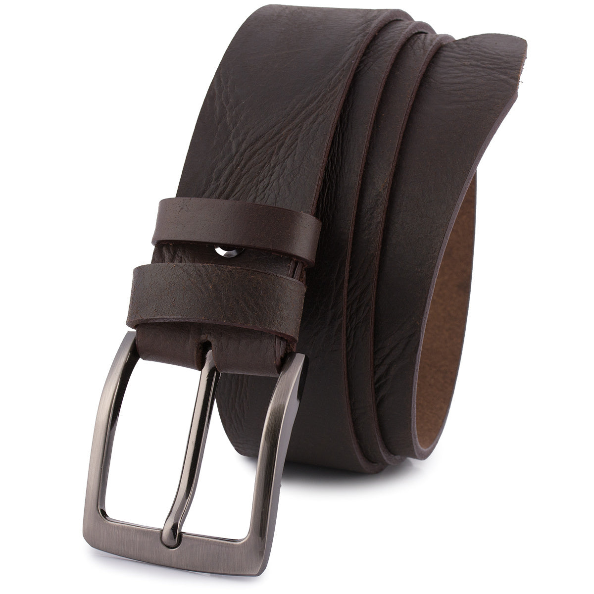 Ceinture à Boucle Classique en Cuir pour Homme Clément — visuel 4