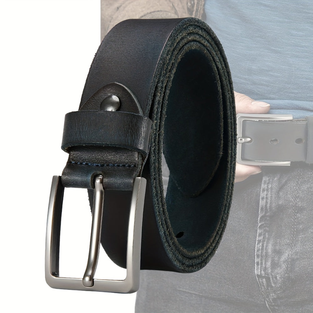 Ceinture à Boucle Classique en Cuir pour Homme Cyrille — visuel 5