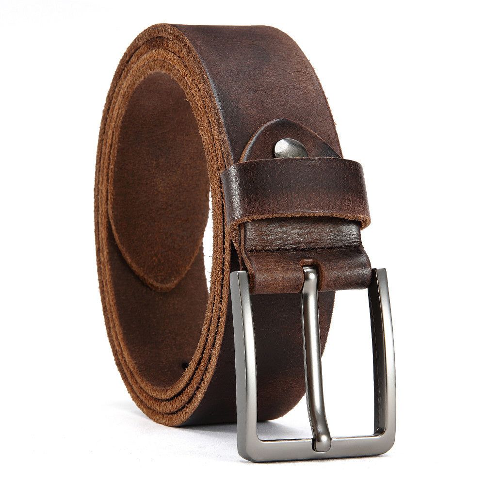 Ceinture à Boucle Classique en Cuir pour Homme Denis — visuel 2