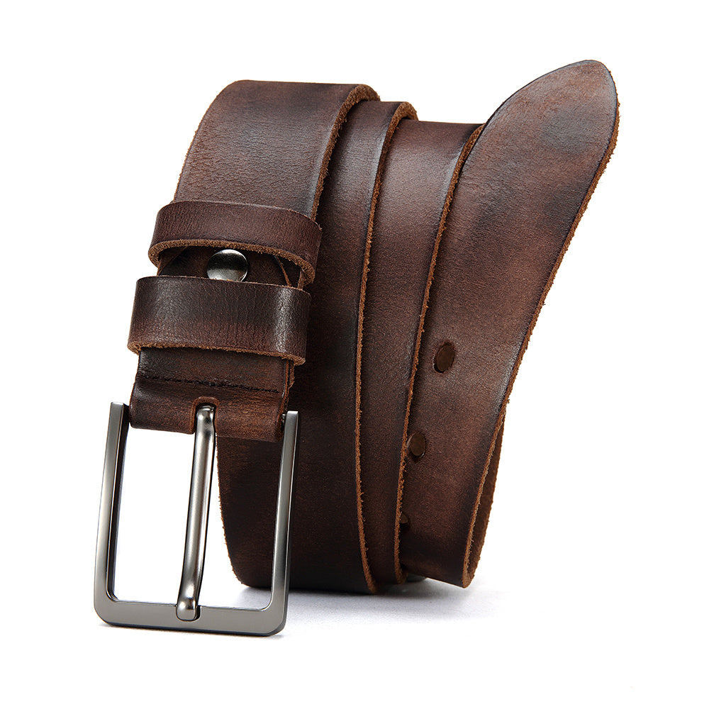 Ceinture à Boucle Classique en Cuir pour Homme Denis — visuel 7