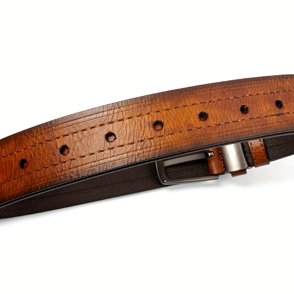 Ceinture à Boucle Classique en Cuir pour Homme Didier — visuel 5