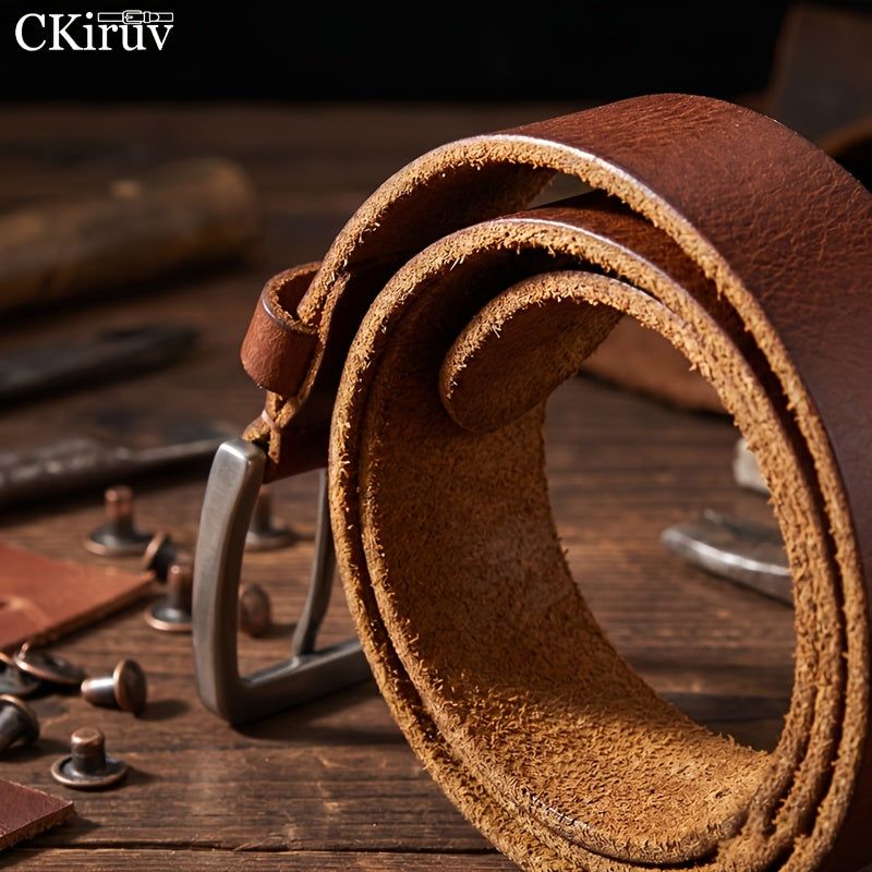 Ceinture à Boucle Classique en Cuir pour Homme Enguerrand — visuel 9