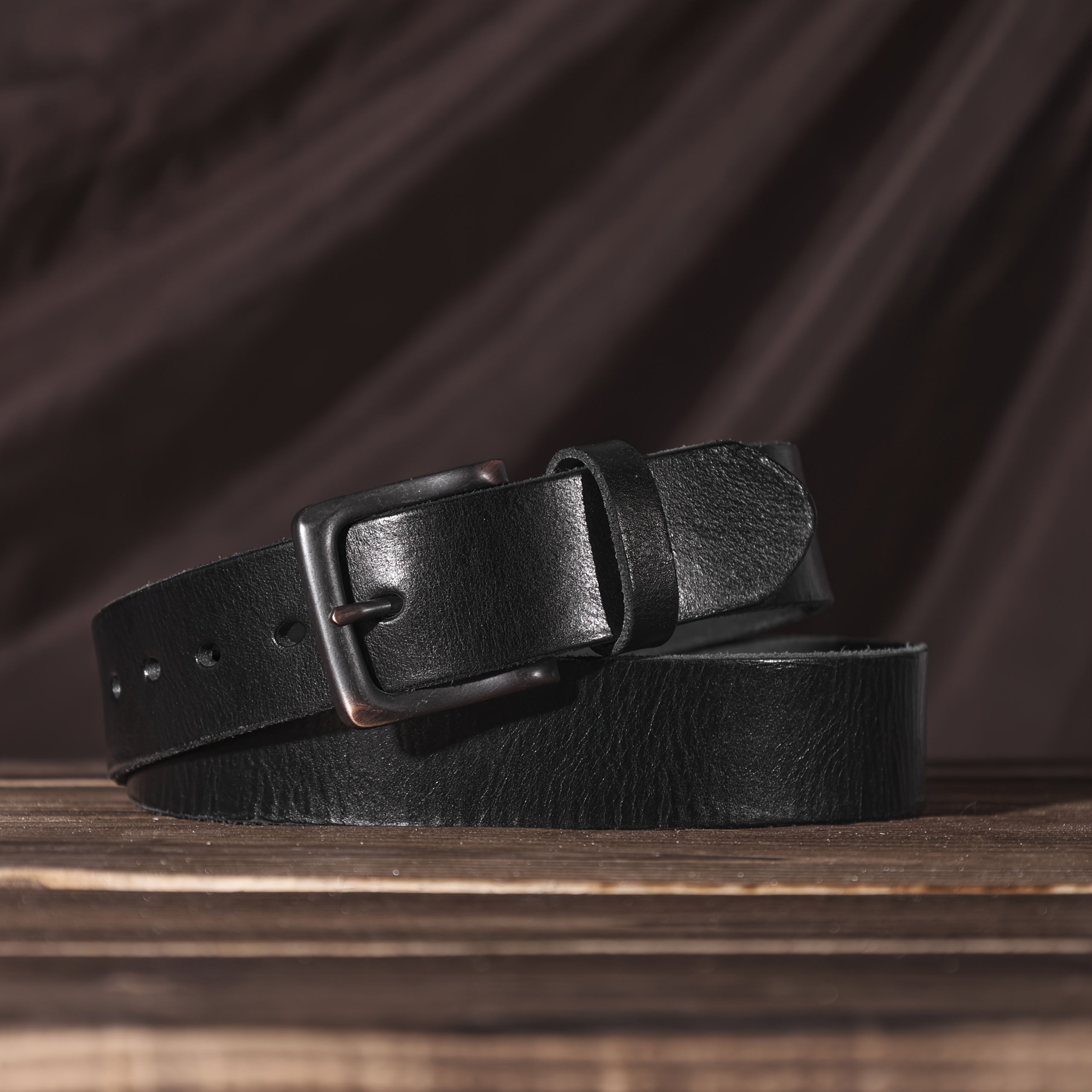 Ceinture à Boucle Classique en Cuir pour Homme Erwan — visuel 13
