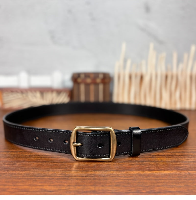Ceinture à Boucle Classique en Cuir pour Homme Esteban — visuel 14