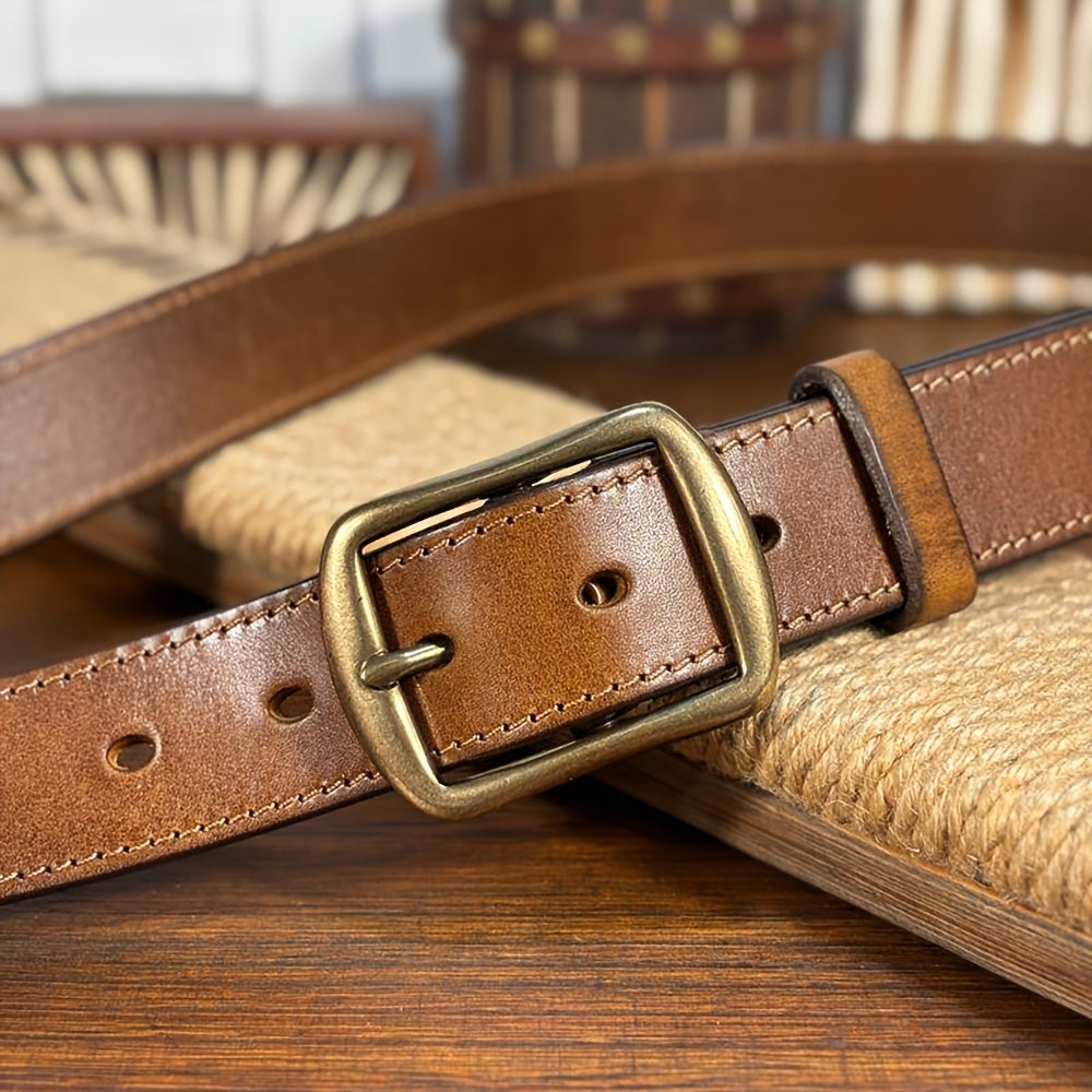 Ceinture à Boucle Classique en Cuir pour Homme Esteban — visuel 17