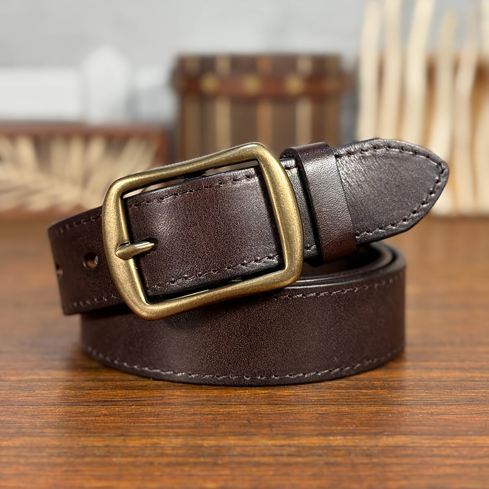 Ceinture à Boucle Classique en Cuir pour Homme Esteban — visuel 2