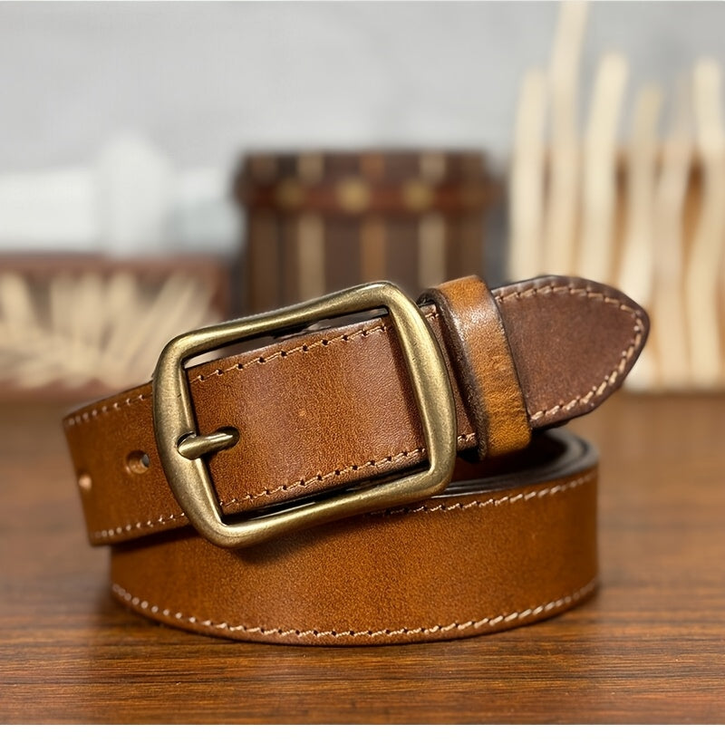 Ceinture à Boucle Classique en Cuir pour Homme Esteban — visuel 6