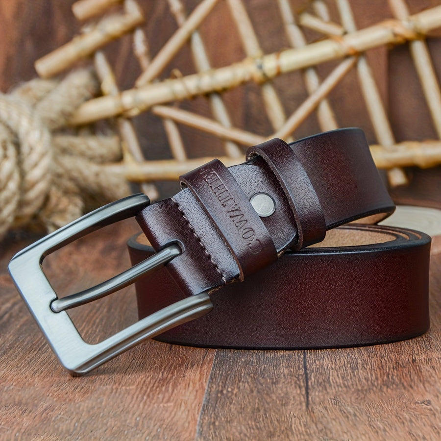 Ceinture à Boucle Classique en Cuir pour Homme Eudes — visuel 5