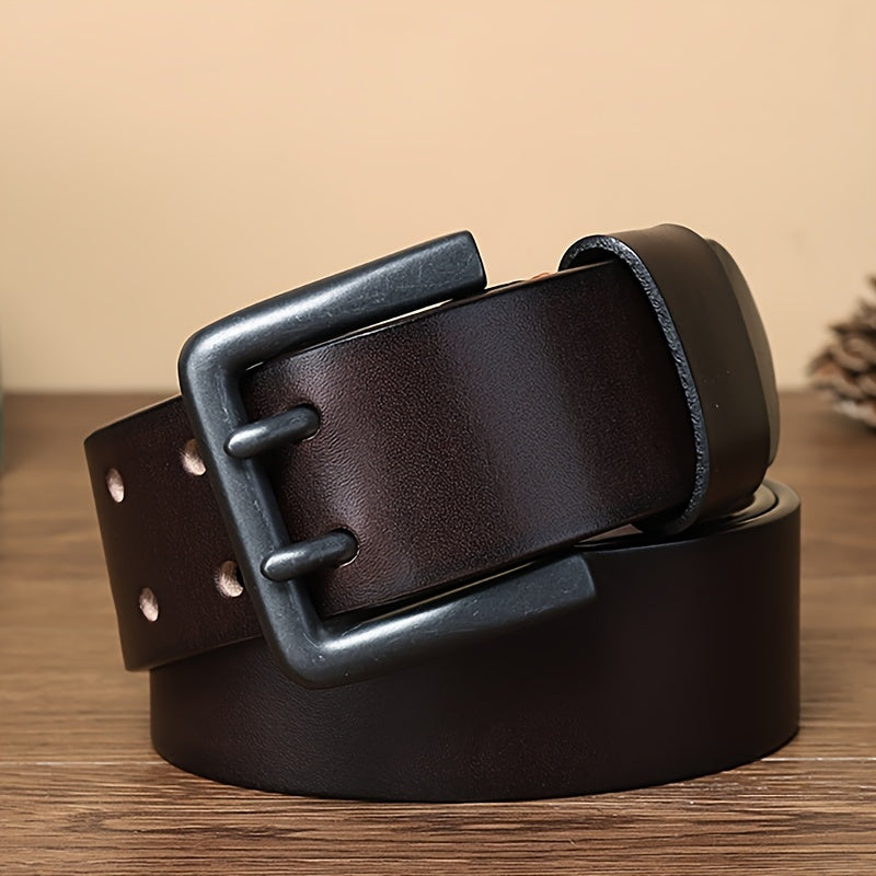 Ceinture à Boucle Classique en Cuir pour Homme Eugène — visuel 2