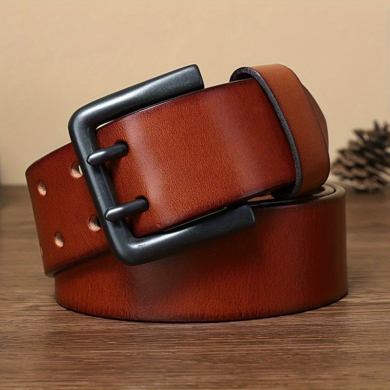 Ceinture à Boucle Classique en Cuir pour Homme Eugène — visuel 4