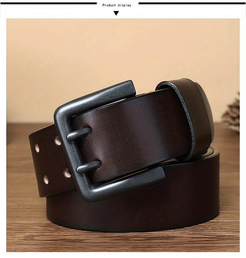 Ceinture à Boucle Classique en Cuir pour Homme Eugène — visuel 7