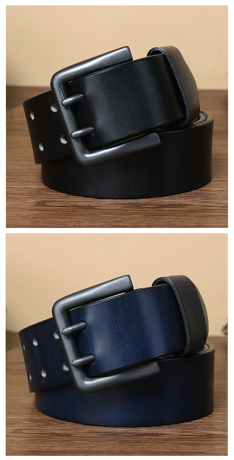 Ceinture à Boucle Classique en Cuir pour Homme Eugène — visuel 9