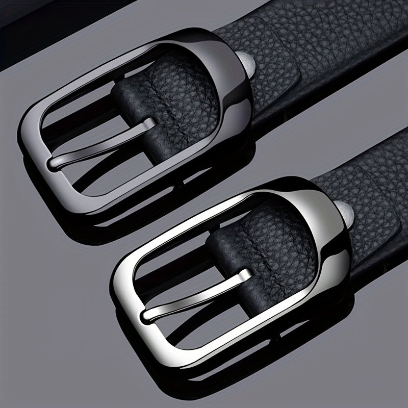 Ceinture à Boucle Classique en Cuir pour Homme Evrard — visuel 12