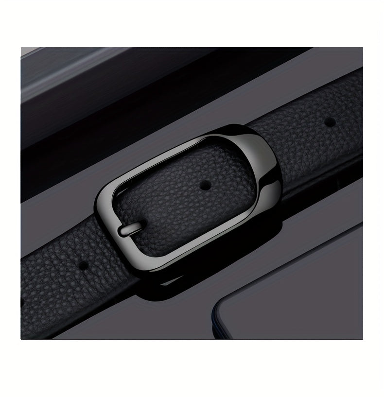 Ceinture à Boucle Classique en Cuir pour Homme Evrard — visuel 6