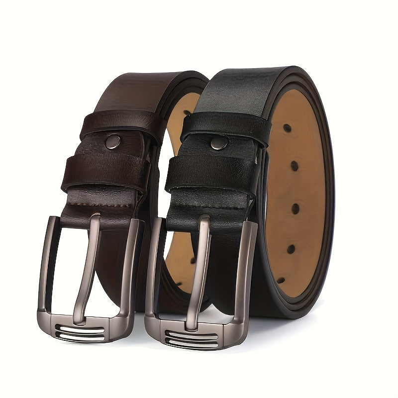 Ceinture à Boucle Classique en Cuir pour Homme Firmin — visuel 1