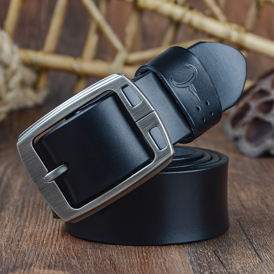 Ceinture à Boucle Classique en Cuir pour Homme Gerald — visuel 2
