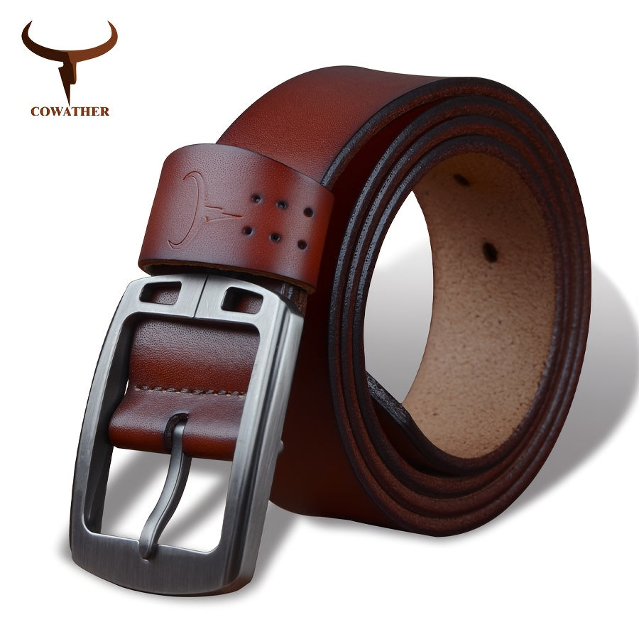 Ceinture à Boucle Classique en Cuir pour Homme Gerald — visuel 3