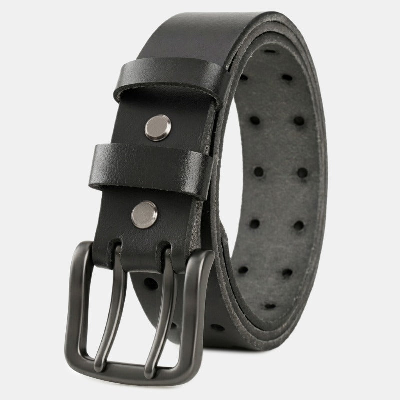 Ceinture à Boucle Classique en Cuir pour Homme Ghislain — visuel 10